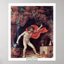 The Parnassus Detail By Andrea Mantegna Print
