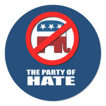 The Party of Hate stickers