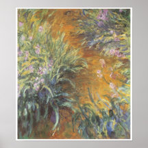The Path Through the Irises, Claude Monet Print