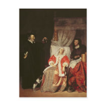 The Patient and the Doctor, 1660s Postcard
