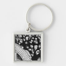 The Patriotic Couplet, 1893 Key Chain