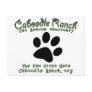 'The Paw Stops Here' Post Card