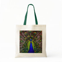 The Peacock Tote Bags