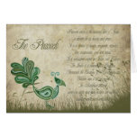 The Peacock Card