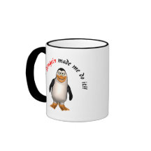 The penguin made me do it! Mug