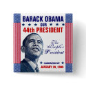 The People's President buttons