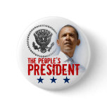 The People's President buttons
