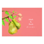 The Perfect Pear Honeysuckle Pink Invitation