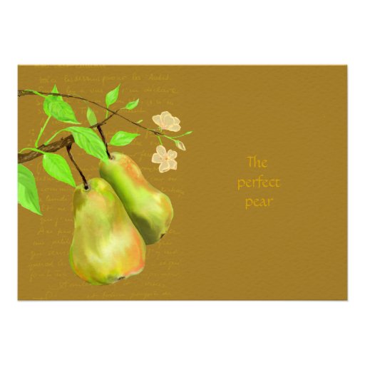 The Perfect Pear Personalised Announcement