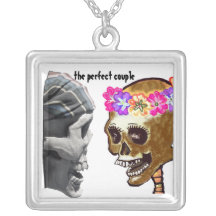 The Perfect Skulls Couple Personalized Necklace