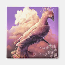 The Phoenix by Gustavo Siqueira Fridge Magnet
