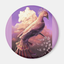 The Phoenix by Gustavo Siqueira Fridge Magnet