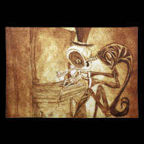 the piano player placemats