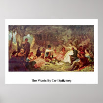 The Picnic By Carl Spitzweg Posters