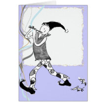 The Pied Piper of Hamelin Greeting Card