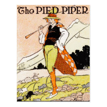 The Pied Piper Postcard