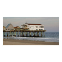 The Pier at Old Orchard Beach, Maine Customised Photo Card