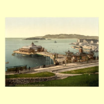 The Pier, with Drake's Island, Plymouth, England posters