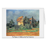 The Pigeon In Bellevue By Paul Cezanne cards