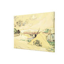 The Pile of Sand, Bercy, 1905 Stretched Canvas Print
