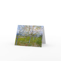 The Pink Orchard, Vincent van Gogh Card