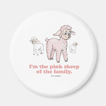 THE PINK SHEEP MAGNET