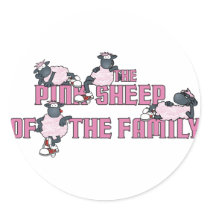 The Pink Sheep Sticker