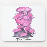 The Pinker Breast Cancer Poodle Mousepad