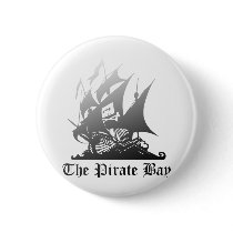 The Pirate Bay Grey To Black Button