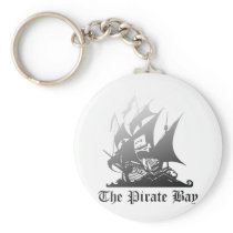 The Pirate Bay Grey To Black Keychain