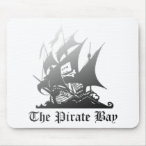 The Pirate Bay Grey To Black Mouse Pads
