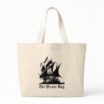 the pirate bay pirate ship logo bags