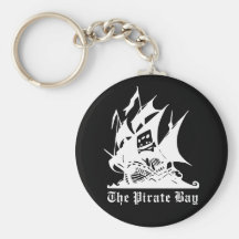 the pirate bay pirate ship logo keychains