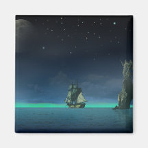 The Pirate Cove Fridge Magnet