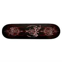 The Pixeleye - Pinstriped Madness Personalisiertes Skateboarddeck