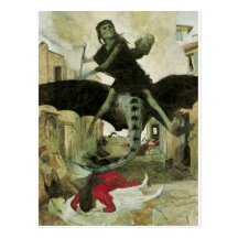 The Plague, Arnold Bocklin, 1898 Postcards