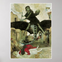 The Plague, Arnold Bocklin, 1898 Print