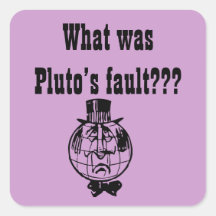 The Planet Pluto Sticker
