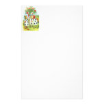 The Playing Cards Painting the Rose Bush Custom Stationery