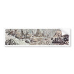 The Pleasures Of The Fishing Village By Wu Wei bumper stickers