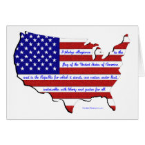 The Pledge of Allegiance Cards