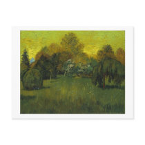 The Poet's Garden, Vincent Van Gogh Post Card