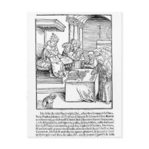 The Pope selling Indulgences Postcards