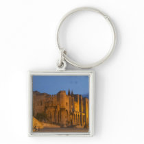The Pope's Palace in Avignon at sunset. Built