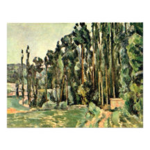 The Poplars By Paul Cézanne (Best Quality) Personalized Invite