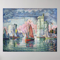 The Port at La Rochelle, 1921 Posters
