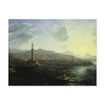 The Port of Genoa, Sea View Postcard