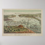 The Port of New York from the Battery posters