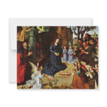 The Portinari Tryptich (Middle Panel) By Goes Hugo Invitation