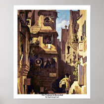 The Postman In Rosenthal By Spitzweg Carl Poster